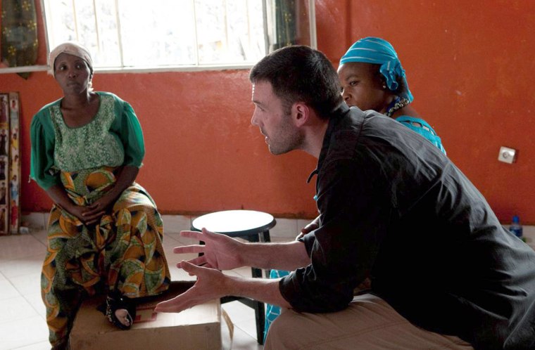 Image: Ben Affleck Founder Of The Eastern Congo Initiative Visits Goma